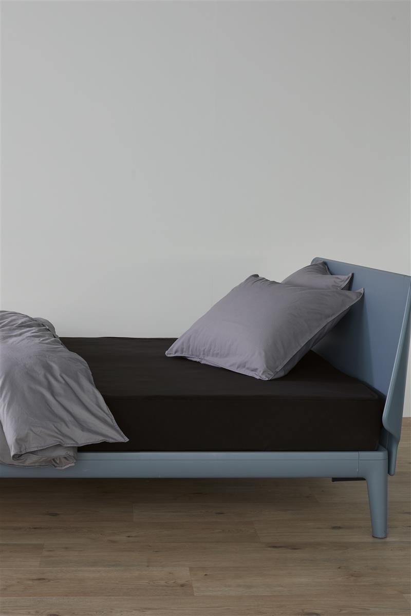 Beddinghouse Jersey Fitted Sheet - 90 x 200/220 cm - Black 106449