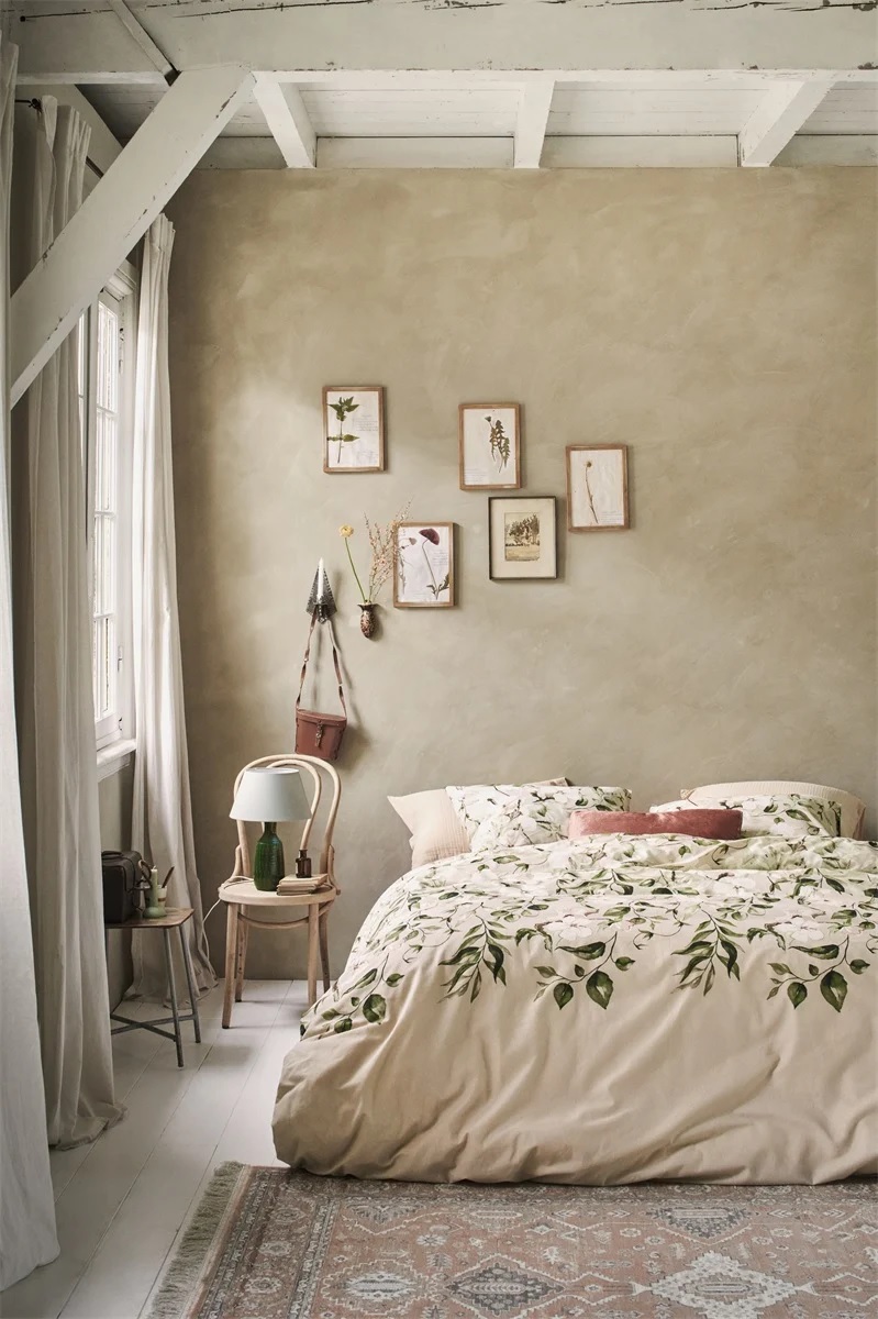 DE h4/ Beddinghouse Autumn Blossom - 155 x 220 cm - Sand 279370
