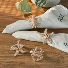 Servetringen Sealife, 4 stuks riviera maison 577270