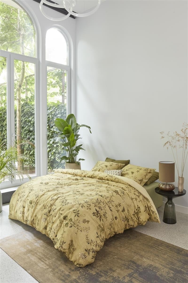 DE j3/ Beddinghouse Charlotte - 155 x 220 cm - Olive Green 330411