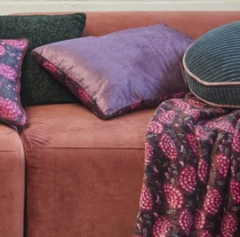KAAT Amsterdam throw odin - 130 x 170 cm - Pink 280048*