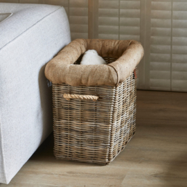 Rustic Rattan Log Basket M riviera maison 568961