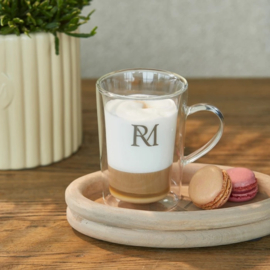 Dubbelwandig glas RM Monogram, 275ML riviera maison 574890