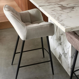 Barstoel Carnaby, Fabulous Flax, Linnen riviera maison