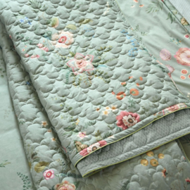 Pip Studio Everbloom Quilt - 260 x 260 cm - Green 340524*