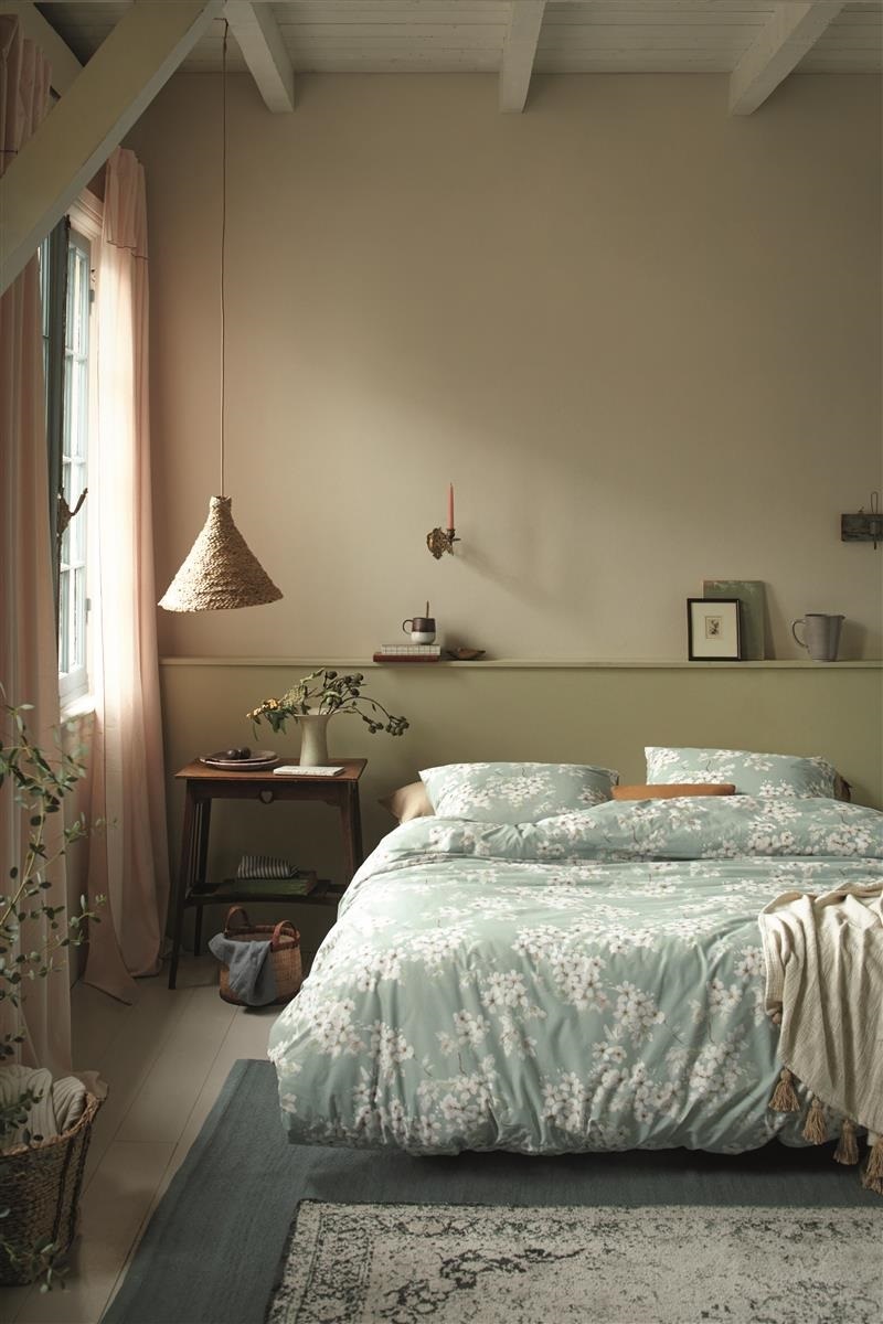 DE i2/ Beddinghouse Blooming Flowers - 155 x 220 cm - Blue Green 326652