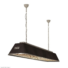 Bizz Gegoten mat zwart hanglamp.Frezoli L.835.1.600