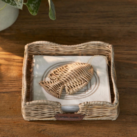 Servettenhouder Rustic Rattan Fish riviera maison 573840