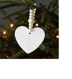 Joy Of Christmas Heart Ornament riviera maison 485270