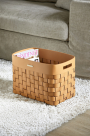 Florence Leather Basket riviera maison 553750