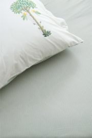 Pip hoeslaken Studio Duo Stripe - 100 x 200 cm - Green 321843