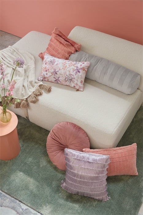 KAAT Amsterdam Softy Stripe Cushion - 22 x 70 cm - Light Grey 239041