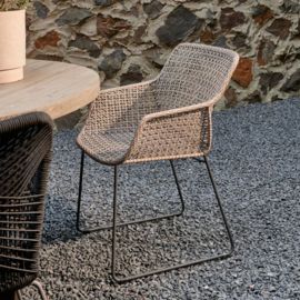 Portofino Outdoor Dining Armchair, graphite Riviera Maison 506660