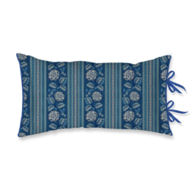 Pip Studio Rosa Rani Cushion - 35 x 60 cm - Dark Blue 340227
