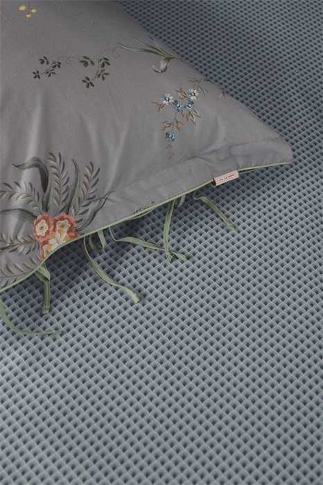 Pip Studio Suki Fitted Sheet - 90 x 200 cm - Mid Blue 248545