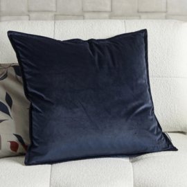 Kussenhoes RM Velvet, Blauw, 60x60 cm riviera maison