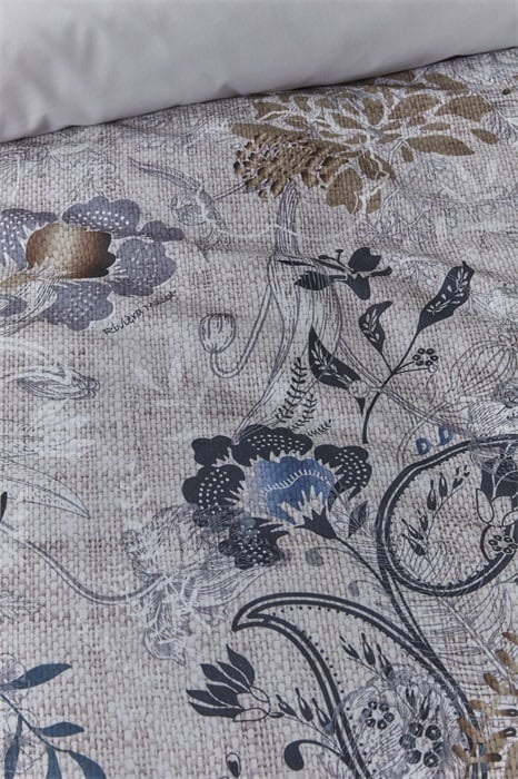 Riviera Maison dekbedovertrek Floral Paisley - 155 x 220 cm - Sand 248495