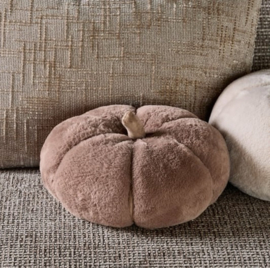 Pumpkin Faux Fur Box Pillow  S riviera maison 585870