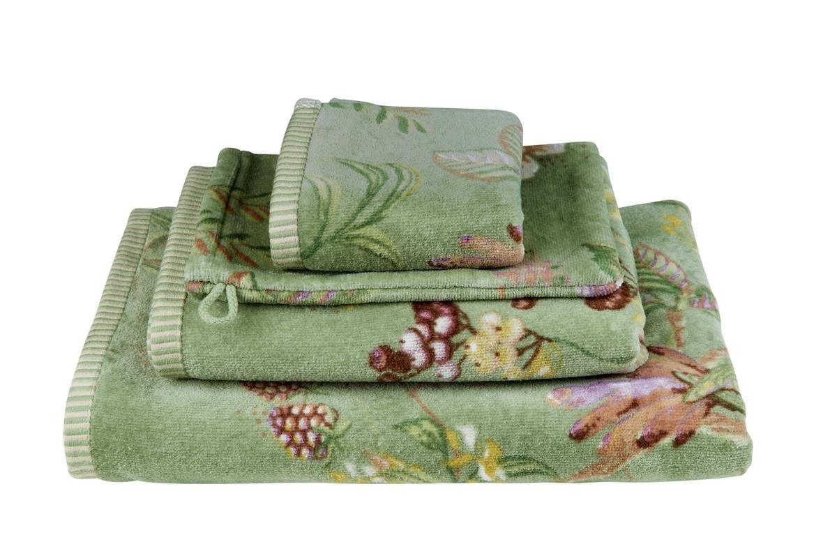 Pip Studio Secret Garden - gastendoekje 30 x 50 cm - Green 320895
