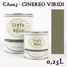 krijtverf Creta et Aqua verf CA005 Cinereo Viridi 0,25 L