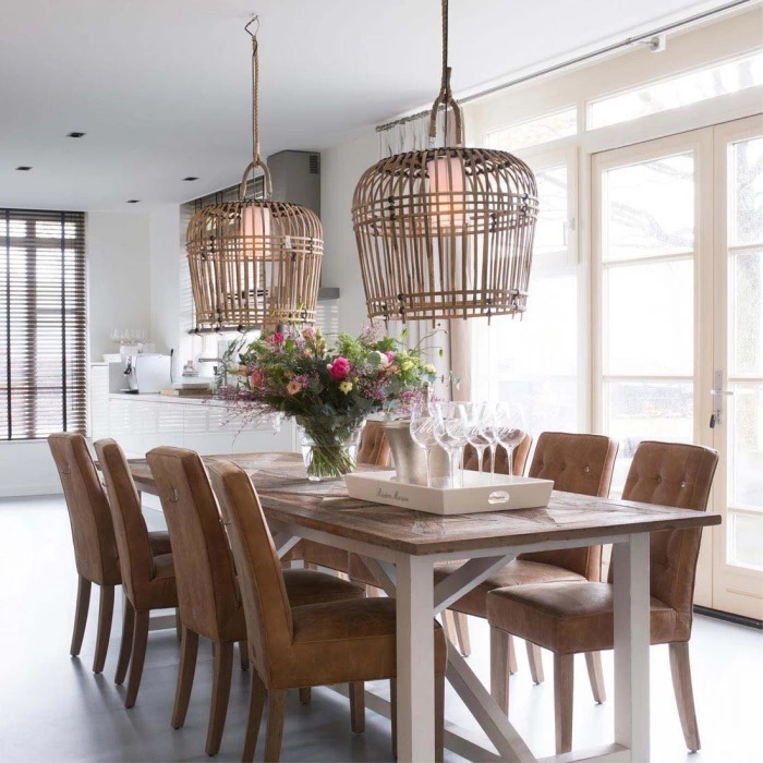 Hanglamp San Carlos, Bruin, S riviera maison