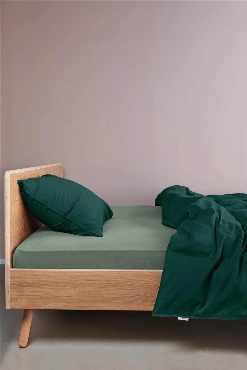Beddinghouse Jersey Fitted Sheet - 90 x 200/220 cm - Green 221329