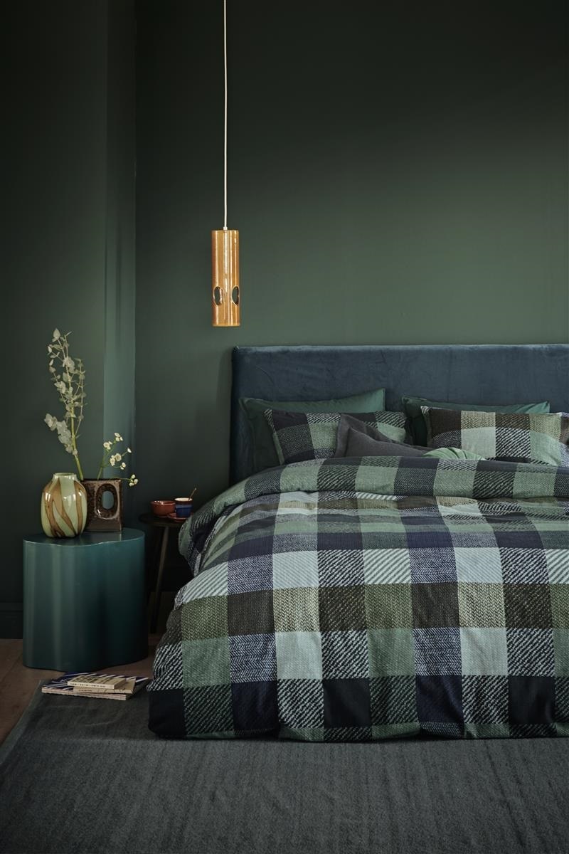 DE h6/ Beddinghouse Beckett - 155 x 220 cm - Blue Green 325820