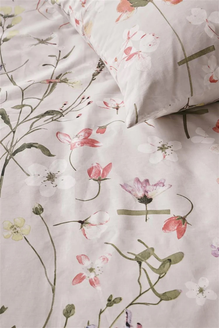 Ariadne at Home dekbedovertrek Flowerlove - 240 x 200/220 cm - Sand 329999
