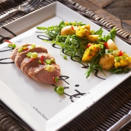 Buon Appetito Square Plate 26x26 164970 riviera maison pre order half okt.