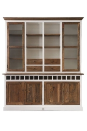 Driftwood Cabinet with winerack Double Riviera Maison 236720 @