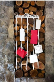 Merry Christmas Card holder riveira maison @