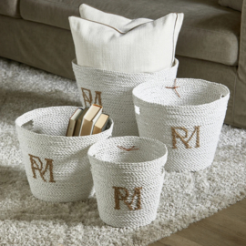 RM Monogram Basket Set Of 4 pieces 555570