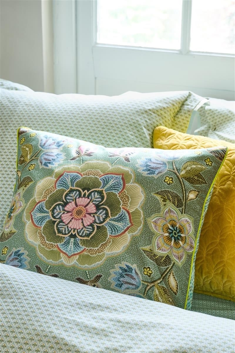 Pip Studio Matata Square Cushion - 53 x 53 cm - Green 329662