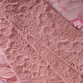 Pip Studio Quilty Pip Quilt Bedspread - 240 x 260 cm - Pink 342217*