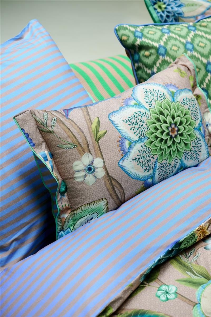 Pip Studio Viva La Vida Cushion - 35 x 60 cm - Blue 329667
