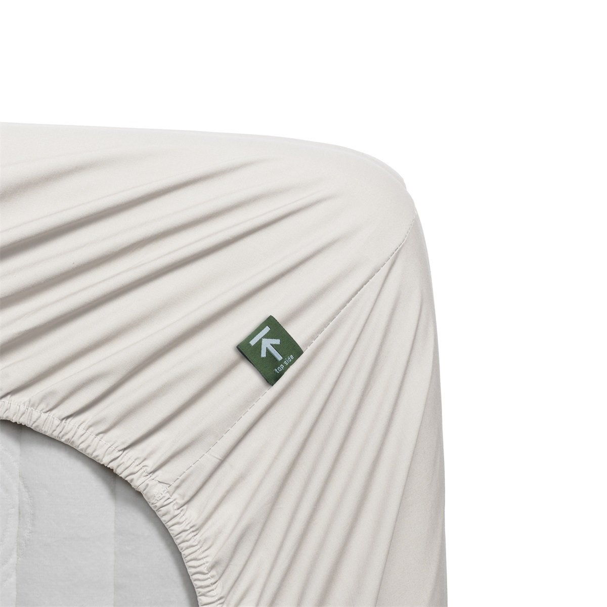 Beddinghouse Percale Splittopper Fitted Sheet - 180 x 220 cm - Off-white 325125