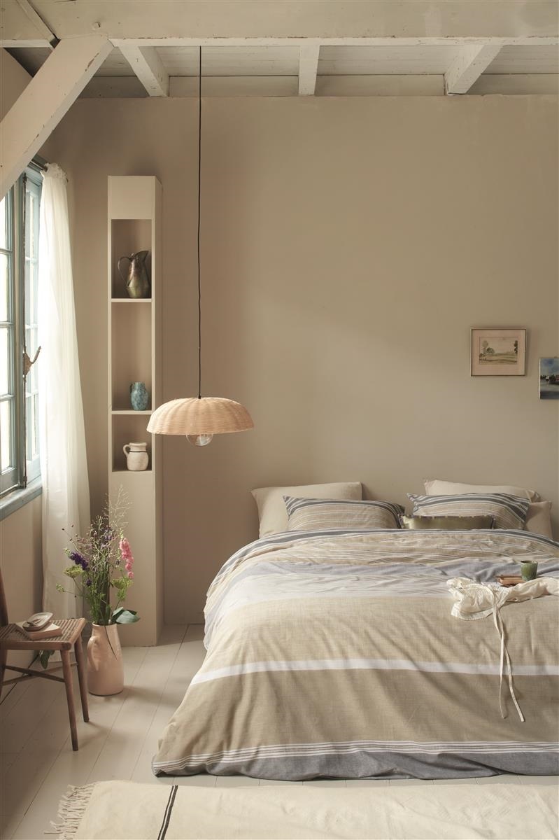 DE Beddinghouse Motif - 155 x 220 cm - Natural 321339
