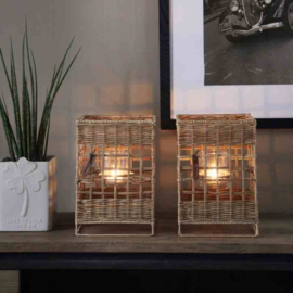 Rustic Rattan Pigalle Windlicht 511730