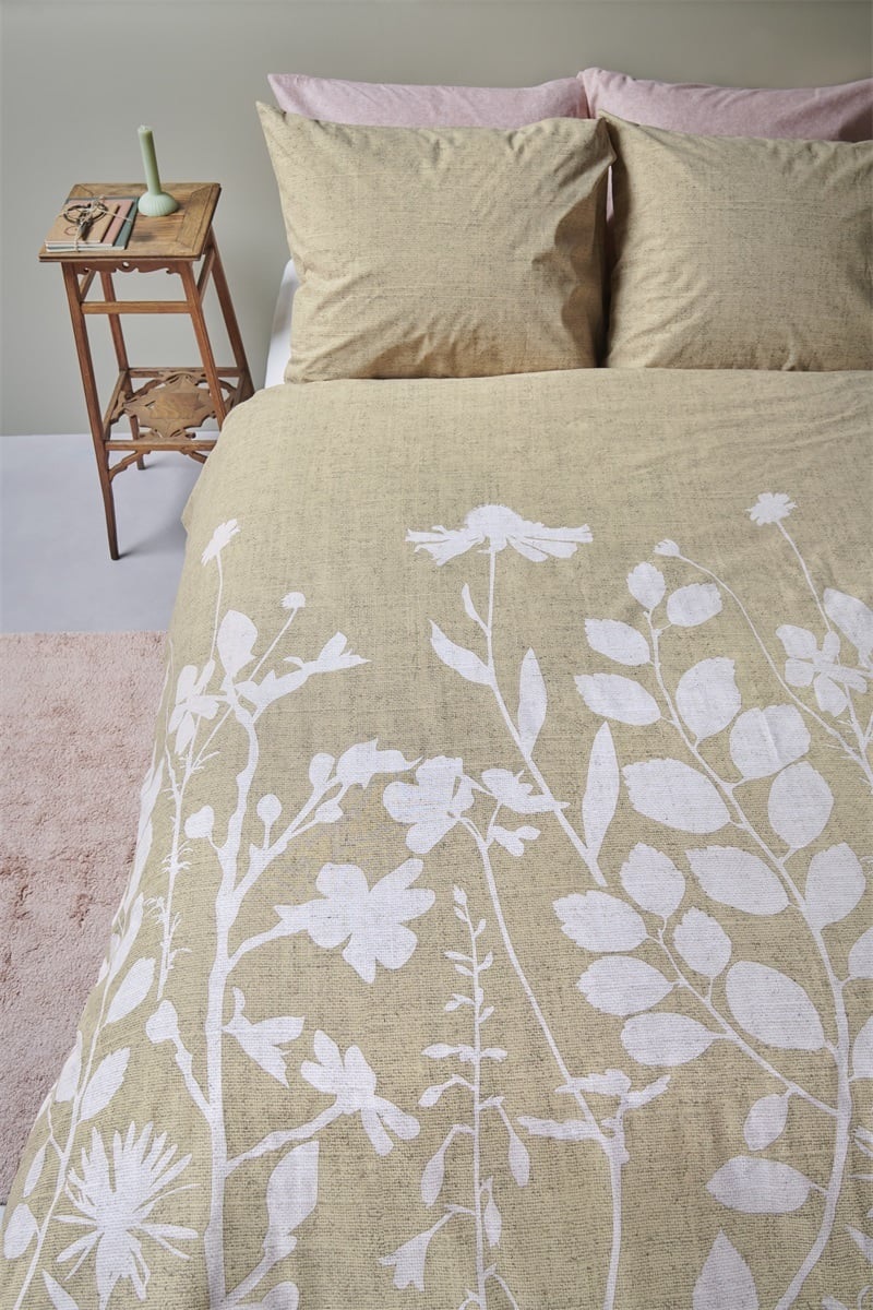 DE Beddinghouse Plant - 155 x 220 cm - Yellow 279322
