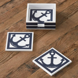 onderzetters Shoreline Anchor Coasters 4 pieces 537390