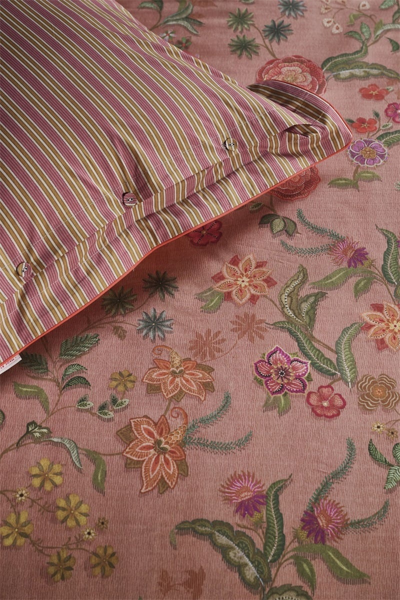 Pip Studio Coco Flower - 260 x 200/220 cm + 2x 60 x 70 cm - Coral 332369