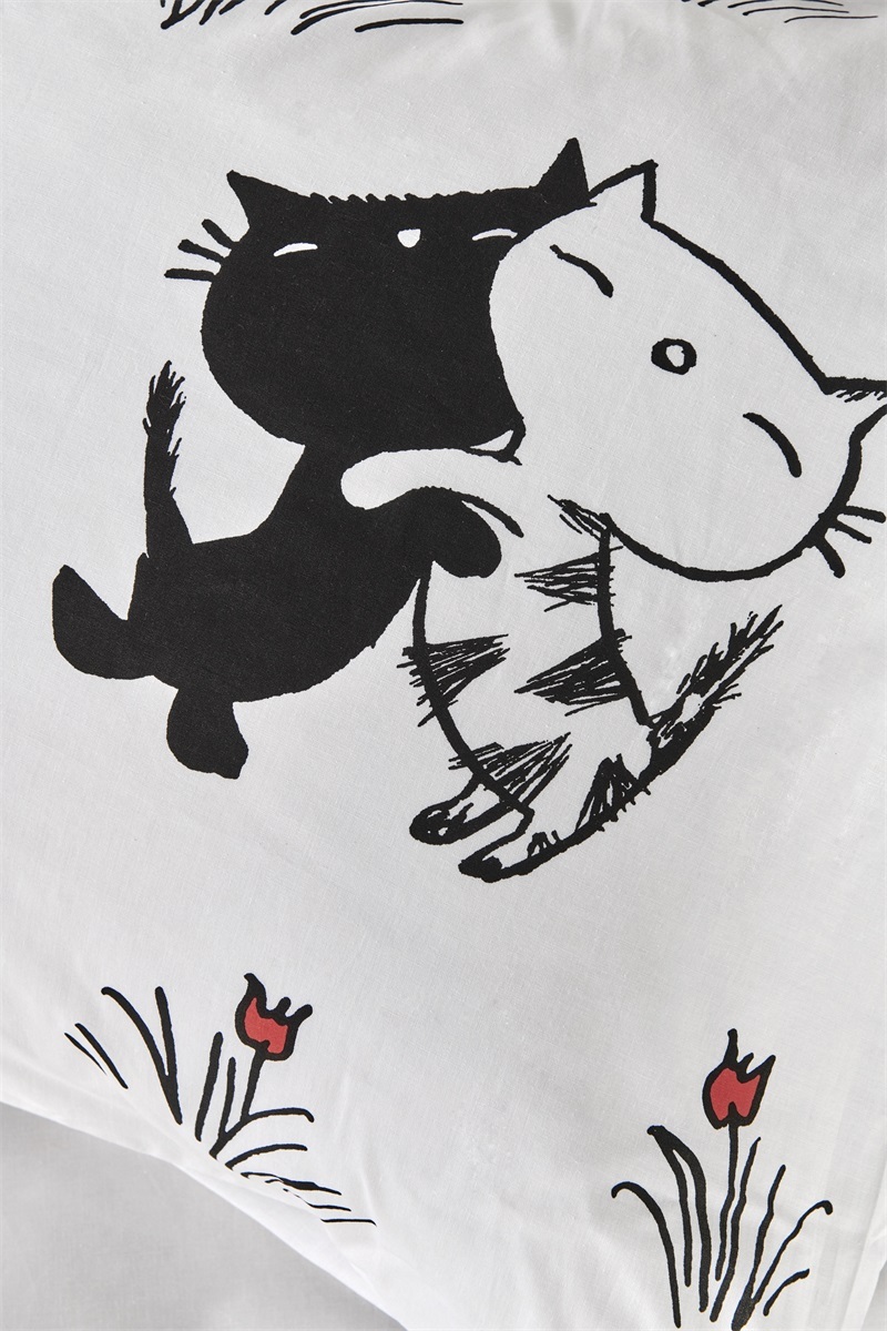 DE Beddinghouse x Fiep Amsterdam Pim en Pom Lente - 135 x 200 cm - Red 257363