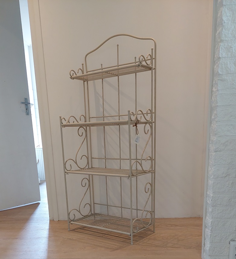 rek ijzer kom aardewerk 138 x 60 x 30cm
