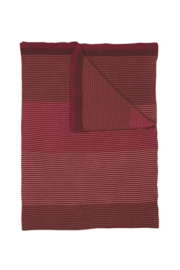 Pip Studio Blockstripe Throw - 130 x 170 cm - Pink 248698