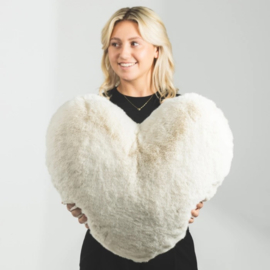 Kussen Heather Heart, Imitatiebont riviera maison 564780