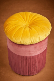 KAAT Amsterdam Mandarin Cushion - 40 cm - Yellow 186819