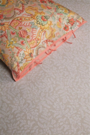 Pip Studio Leafy Fitted Sheet - 100 x 200/220 cm - Khaki 236645