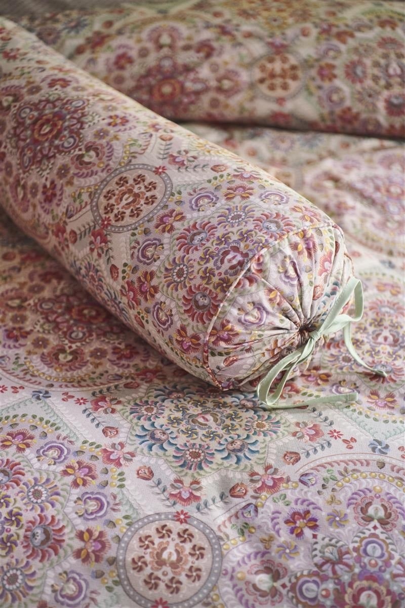 Pip Studio El Bordado Roll Cushion - 22 x 70 cm - Pink 320931