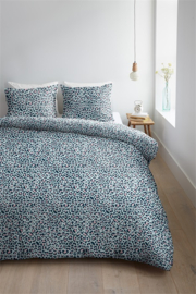 Ambiante dekbedovertrek Leopard - 155 x 220 cm - Blue 184869 @!