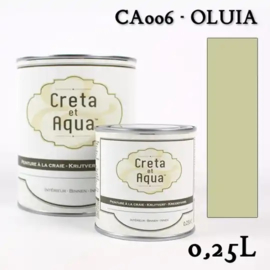 krijtverf Creta et Aqua verf CA006 oluia 0,25 L